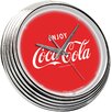 On The Edge Marketing Coca Cola Neon Clock in Red / White