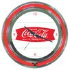 Trademark Global Coca Cola Refreshing Feeling Neon Clock