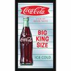 Trademark Global Coca Cola Vintage Vertical  Mirror with Big King Size Design