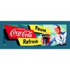 Trademark Global Coca Cola Coke Waiter Stretched Canvas Print