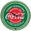 Trademark Global Red and Green Coca Cola Neon Clock with 2 Neon Rings