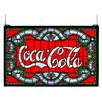 Victorian Tiffany Coca-Cola Stained Glass Window