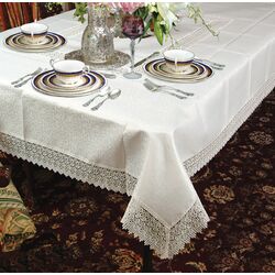 Sin In Linen Zebra Cotton Tablecloth | Wayfair