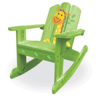 Giraffe Furniture - green rocking chair