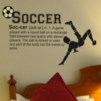 Soccer Definition Wall Decal