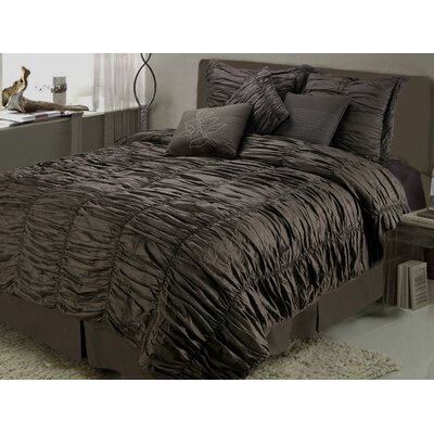 Jenny George Ruched 6 pc. Comforter Set, King