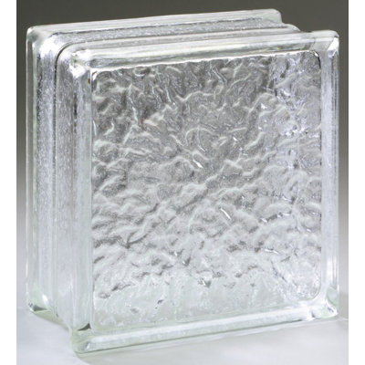 Glass Block 8 x 8 x 4 Icescapes Block