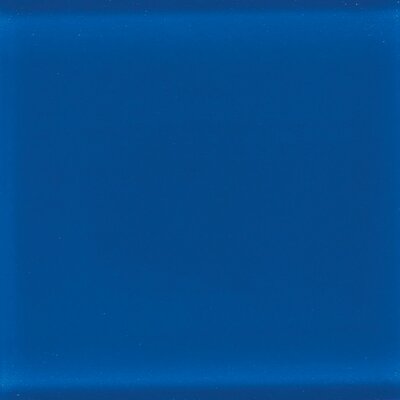 Daltile Glass Reflections 4-1/4 in. x 4-1/4 in. Stratosphere Blue Glass Wall Tile GR14441P