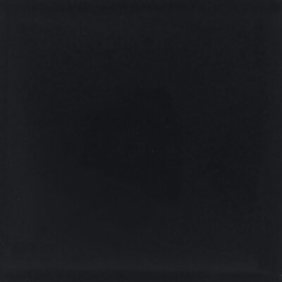 Daltile Glass Reflections 4-1/4 in. x 4-1/4 in. Midnight Black Glass Wall Tile GR20441P