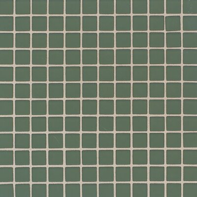Daltile Glass Maracas 12 in. x 12 in. Green Leaf Frosted Glass Mesh-Mounted Mosaic Tile P66211FMS1P