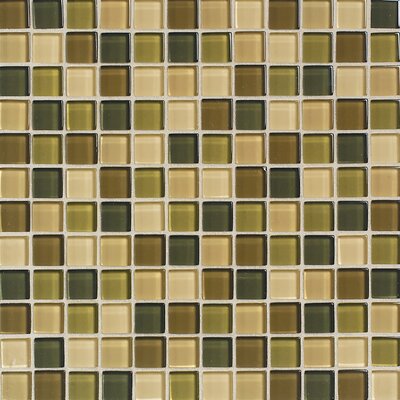 Daltile P66611MS1P Rain Forest Maracas Glass Mosaics Maracas Glass Mosaics Tile, Glossy Blend Rain Forest, 1 x 1 p66611ms1p