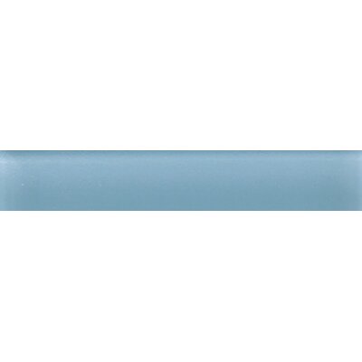 Daltile Glass Reflections 1 in. x 6 in. Blue Lagoon Glass Wall Tile GR11161P