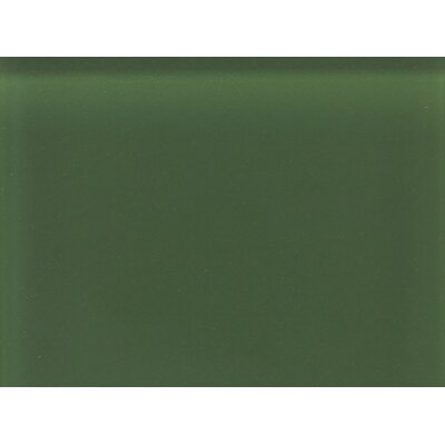 Glass Reflections 11 1/2 x 15 1/2 Frosted Random Interlocking Accent in Leafy Green