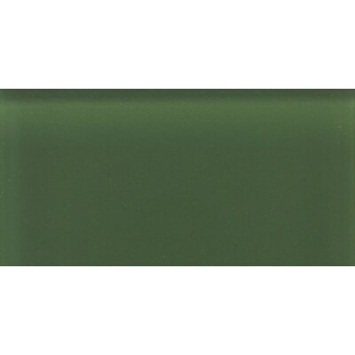 Daltile Glass Reflections 3 in. x 6 in. Leafy Green Glass Wall Tile GR17361P