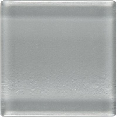 Daltile Isis Pewter Gray 12 in. x 12 in. Glass Mosaic Wall Tile IS2311MS1P