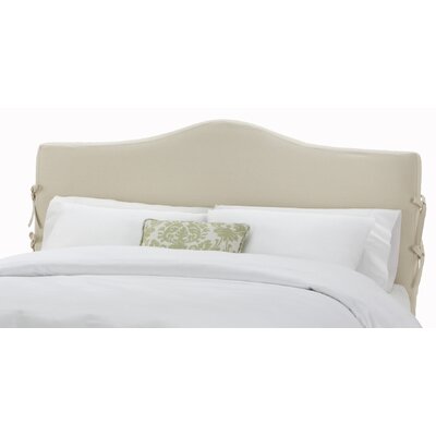 Arc Slipcover Headboard in Twill Natural Size: Full