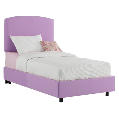 Upholstered Bed Size: Full, Finish: Lilac