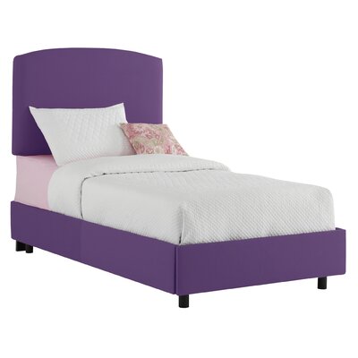 Upholstered Bed Size: Full, Finish: Purple