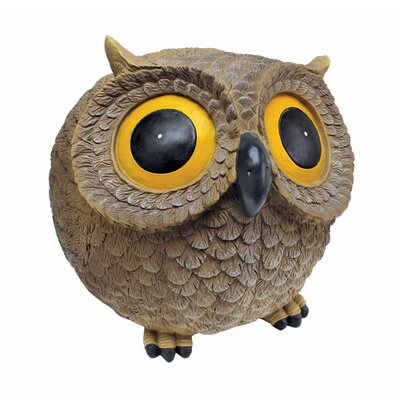 Puffy, the Roly Poly Garden Owl Statue