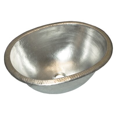 Native Trails Oval Hand Hammered Copper Bathroom Sink