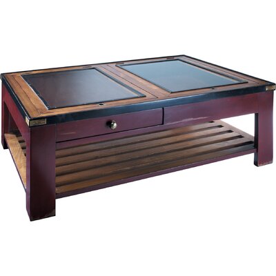 Authentic Models Gallery Shadow Box Coffee Table-Red