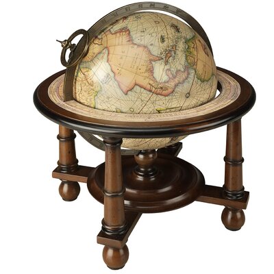 Authentic Models Navigator's Terrestrial Globe, French Finish