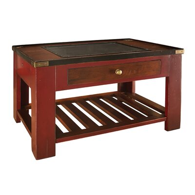 Authentic Models Gallery Shadow Box End Table - Red