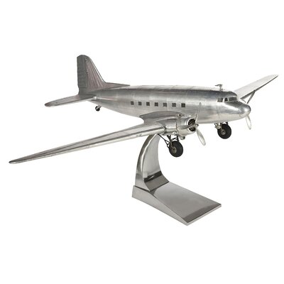 Authentic Models AP455 Dakota DC-3 Airplane in Silver