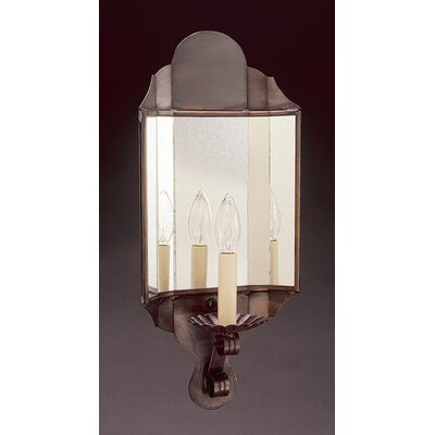 Northeast Lantern Sconce One Candelabra Socket Antique Mirror ...