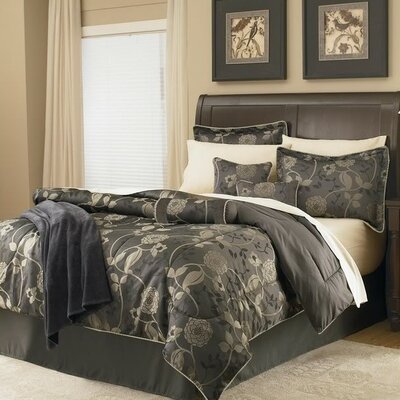 Full Size  on Fairford Jacquard Bed In A Bag Set In Gold And Black Size  Queen