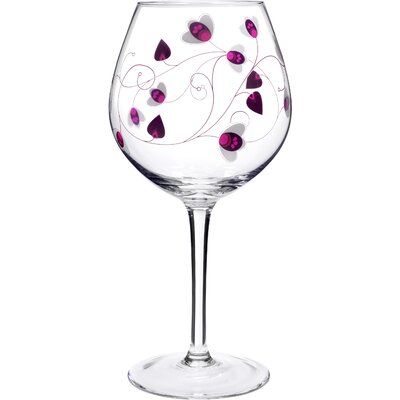 Luigi Bormioli Social Ave Set of 2 Purple UR Vino Red Wine Glasses