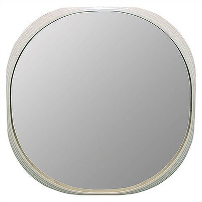 Deja Vu Mirror White Round Mirror - Large