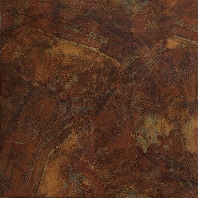 MARAZZI Imperial Slate Rust 16 in. x 16 in. Ceramic Floor and Wall Tile UF4Q