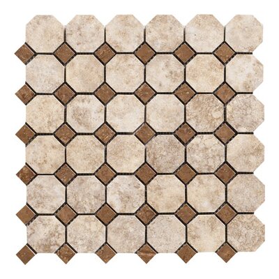 MARAZZI Campione Armstrong 12 in. x 12 in. Porcelain Octagon Mesh-Mounted Mosaic Tile UHA7