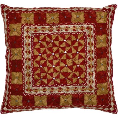 Rizzy Home Red and Gold Decorative Pillow (Set of 2)
