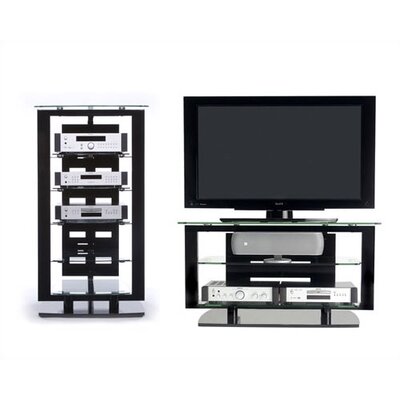 Flat Screen Entertainment Centers on Entertainment Center W 46 Tv Stand In Gloss Black That New Flat Screen