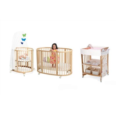 Crib Furniture Sets On Stokke Sleepi Bassinet And Crib Nursery Set