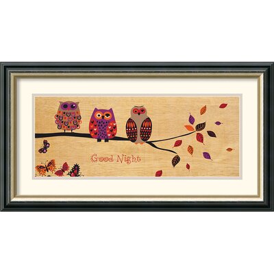 Amanti Art Good Night Owl Framed Print by Wild Apple Portfolio