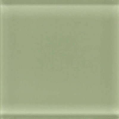 Legacy Glass 1 x 1 Solid Mosaic Tile in Jade