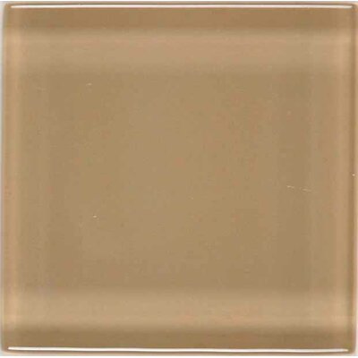 Legacy Glass 2 x 4 Brick Joint Mosaic Tile in Camel