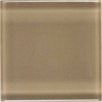 Legacy Glass 2 x 2 Solid Mosaic Tile in Chamois