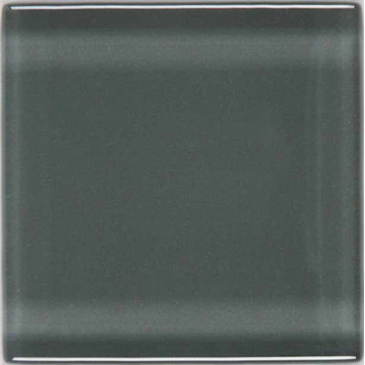 Legacy Glass 4 1/4 x 4 1/4 Field Tile in Pewter