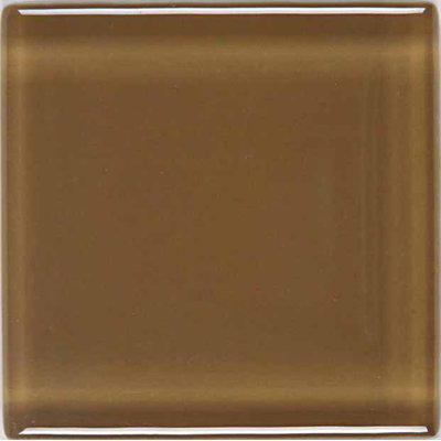 Legacy Glass 4 1/4 x 4 1/4 Field Tile in Leather