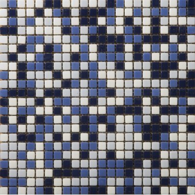 Image 1/2 x 1/2 Glass Mosaic in Semblance Blend
