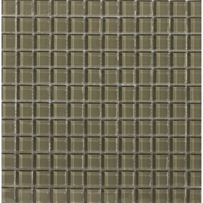 Lucente 1 x 1 Glass Mosaic in Olive