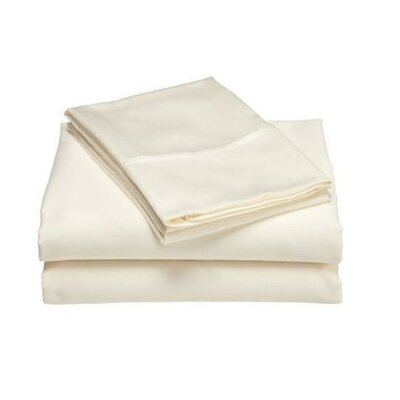 300 Thread Count Wrinkle Resistant Sateen Sheet Set - Size: King, Color: Cinnabar