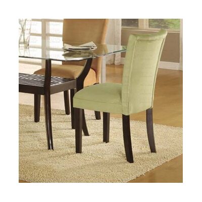 Morro Bay Parsons Chair (Set of 2) Upholstery: Green