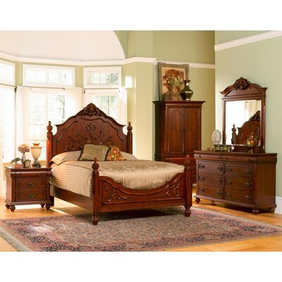Isabella Panel Bed - Size: Queen