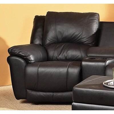 Wildon Home Esplanade Leather Chaise Recliner (Set of 2)