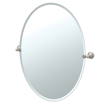 Gatco Laurel Ave Tilting Large Oval Wall Mirror (Beveled)